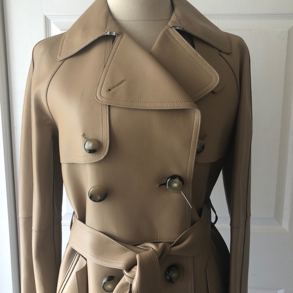 Leather Michael Kors Coat - Picture 2 of 4